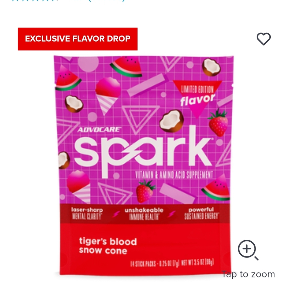 Spark Tiger's Blood Snow Cone Flavor